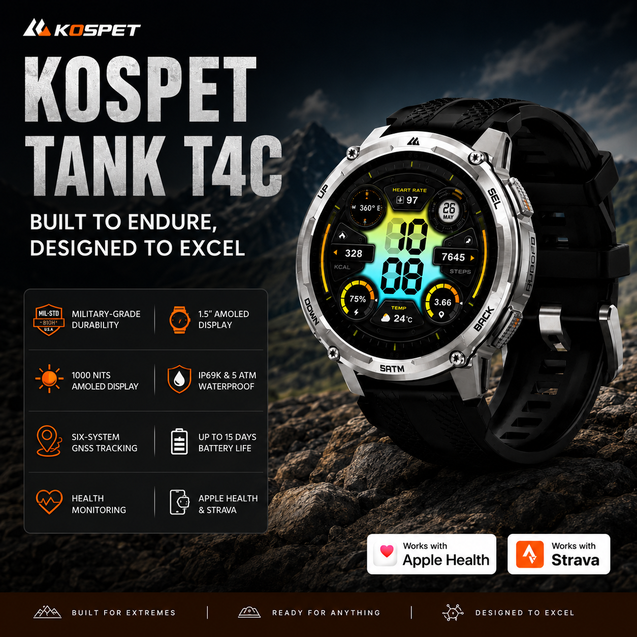 KOSPET TANK T4C – Silver